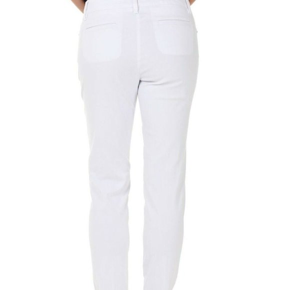 Zac & Rachel Women's 18 Millennium Pants Stretch Straight White Never Worn - Picture 5 of 6